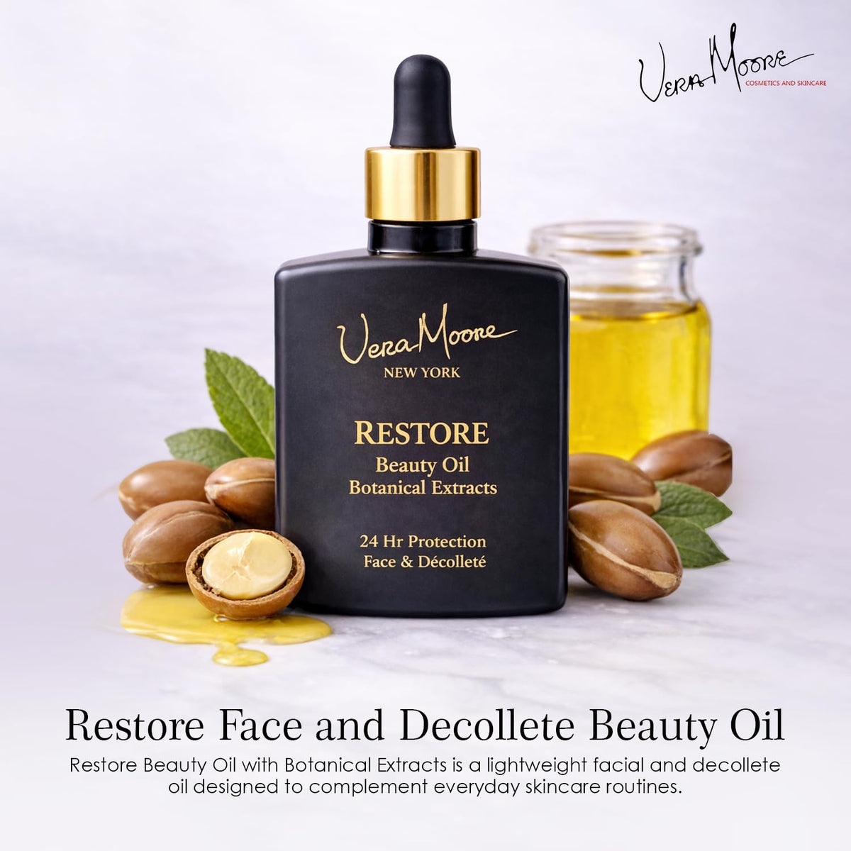 Face and Decollete Beauty Oil with Jojoba and Marula Oils, 1 oz P644933