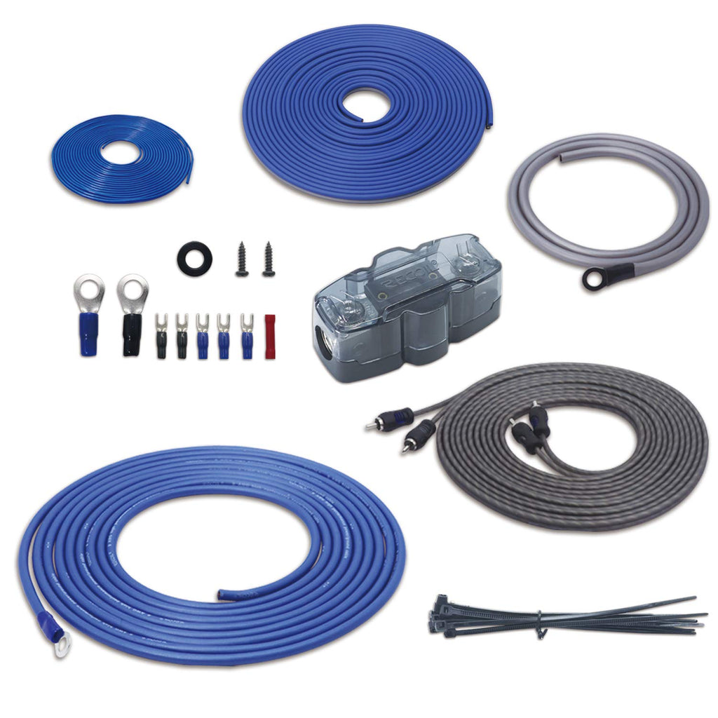 4 Gauge CCA Amplifier Wiring Kit with OFC RCA Cable A2549