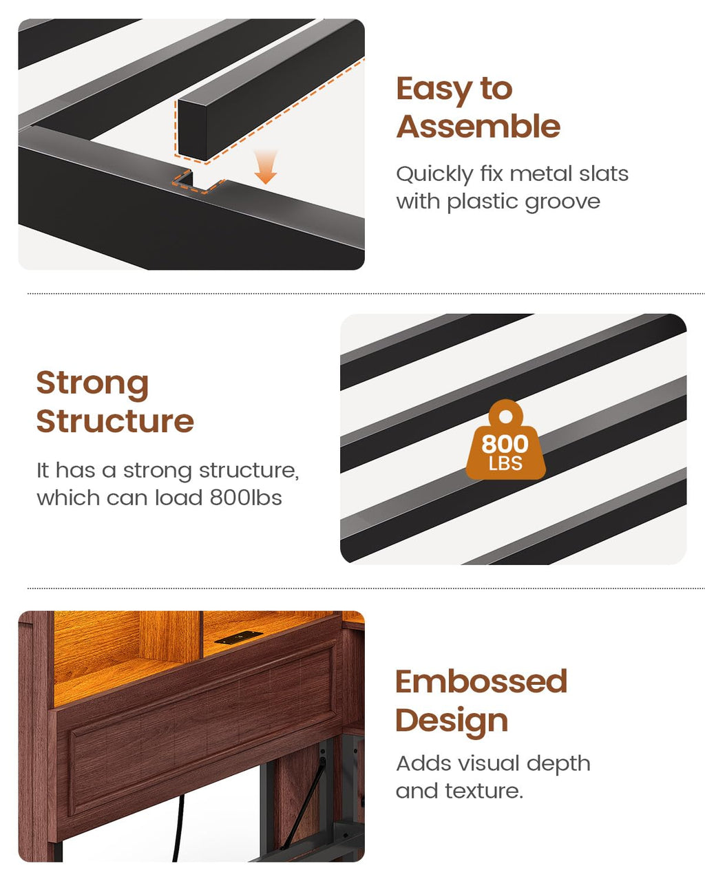 Twin Corner Bed Frame with Storage Drawers and Bookcase Y5513