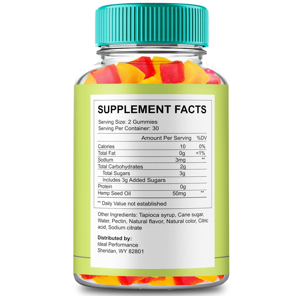 Hemp Gummies 60 Gummies B6627