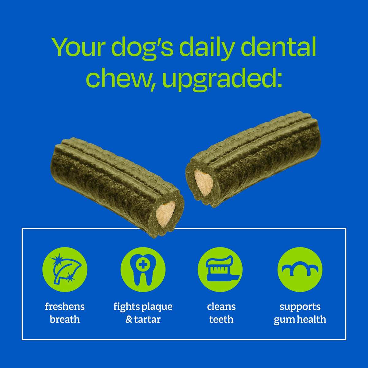 Brushless Toothpaste Dog Dental Treats Small Breeds 18 ct Q367829