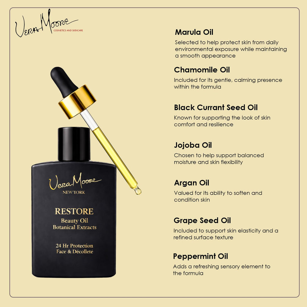Face and Decollete Beauty Oil with Jojoba and Marula Oils, 1 oz P644933