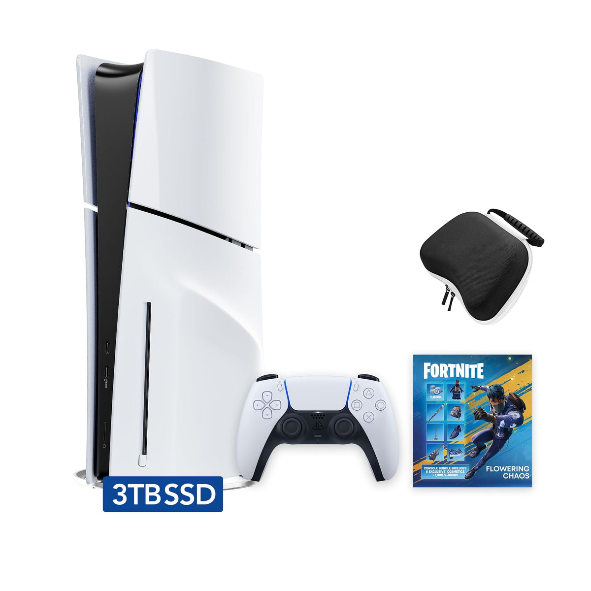 White 3TB Disc Edition Gaming Console B25492