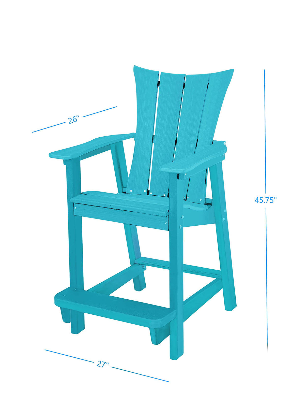 Teal Counter Height Outdoor Chair G655
