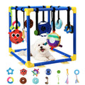 12 Toys Puppy Play Gym with Squeaky Toys F317043