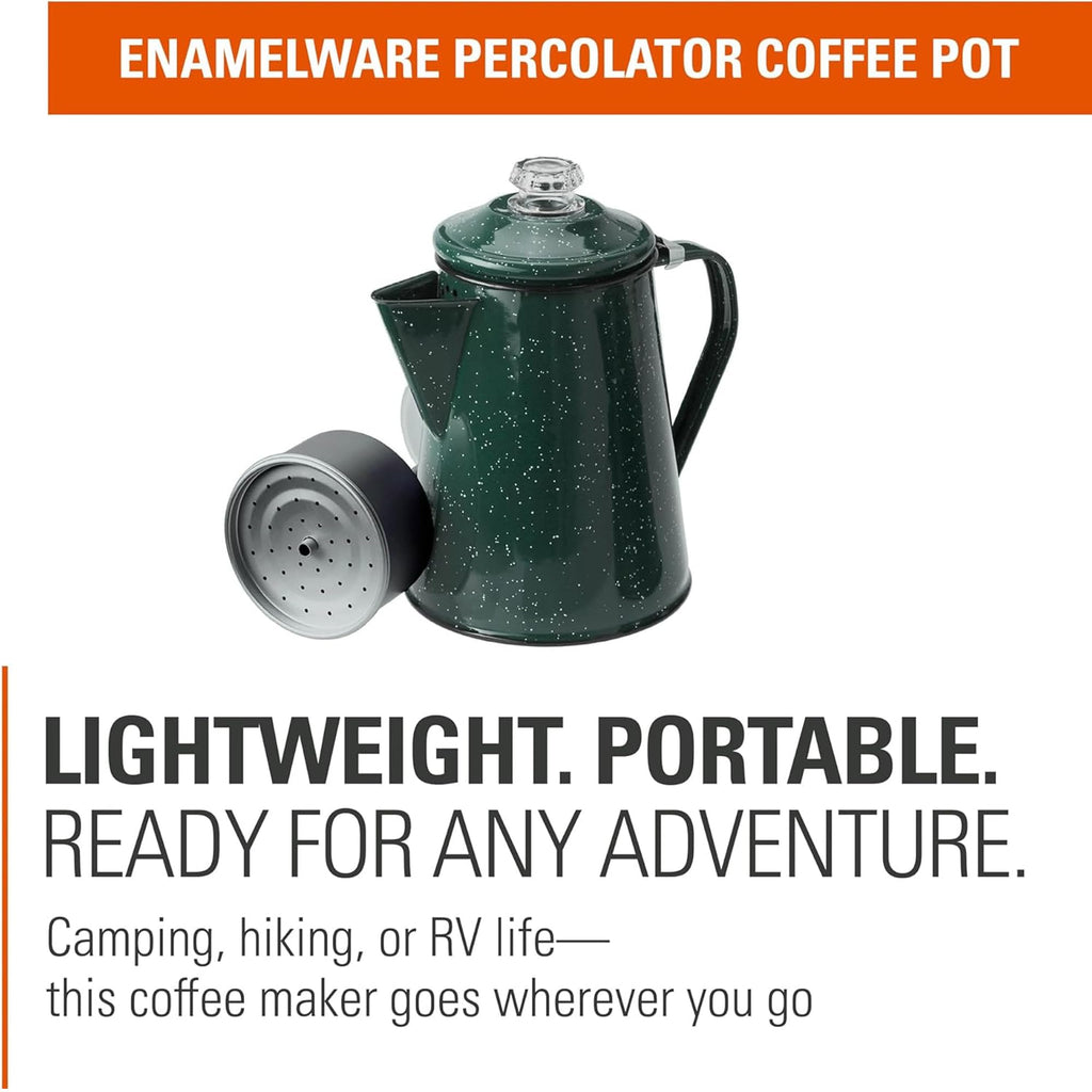 Enamelware Percolator Coffee Pot X8890