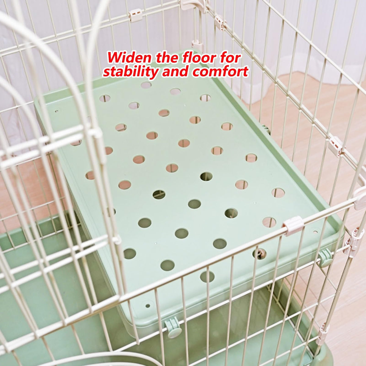 3/4-Tier Cat Cage Playpen with Hammock Z74480