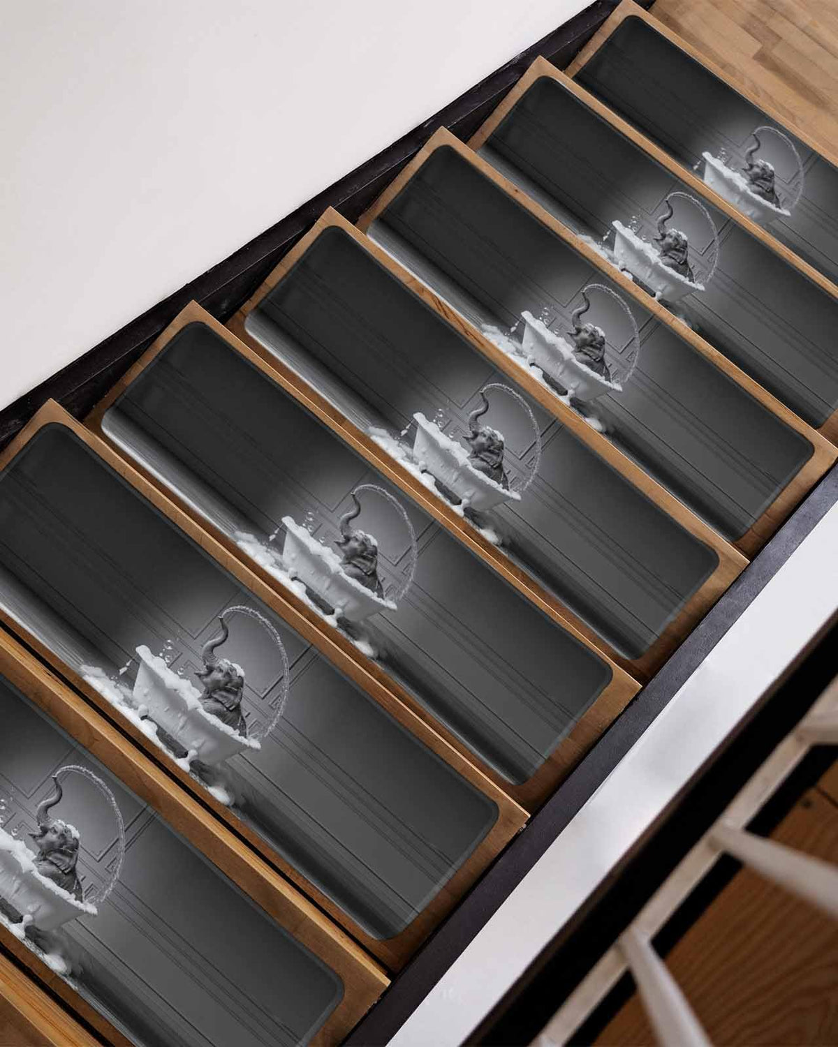 Grey Non Slip Stair Treads 15PCS D44930
