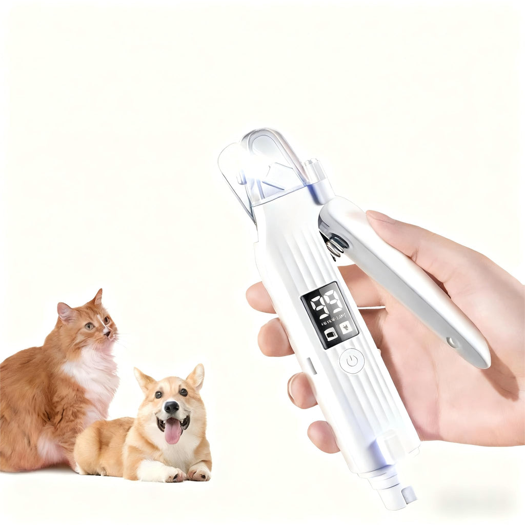 2-in-1 Dog Cat Nail Clipper Grinder with LED Light E544