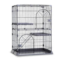 3/4-Tier Cat Cage Playpen with Hammock Z74480