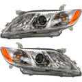 Toyota Camry 2007-2009 Headlight Assembly Pair Driver and Passenger Side CAPA Certified C9451