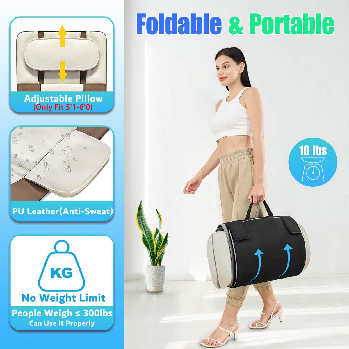 Full Body Massage Mat with Heat E80055