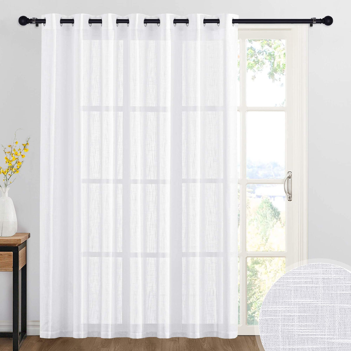 Extra Wide Sheer Curtains X621
