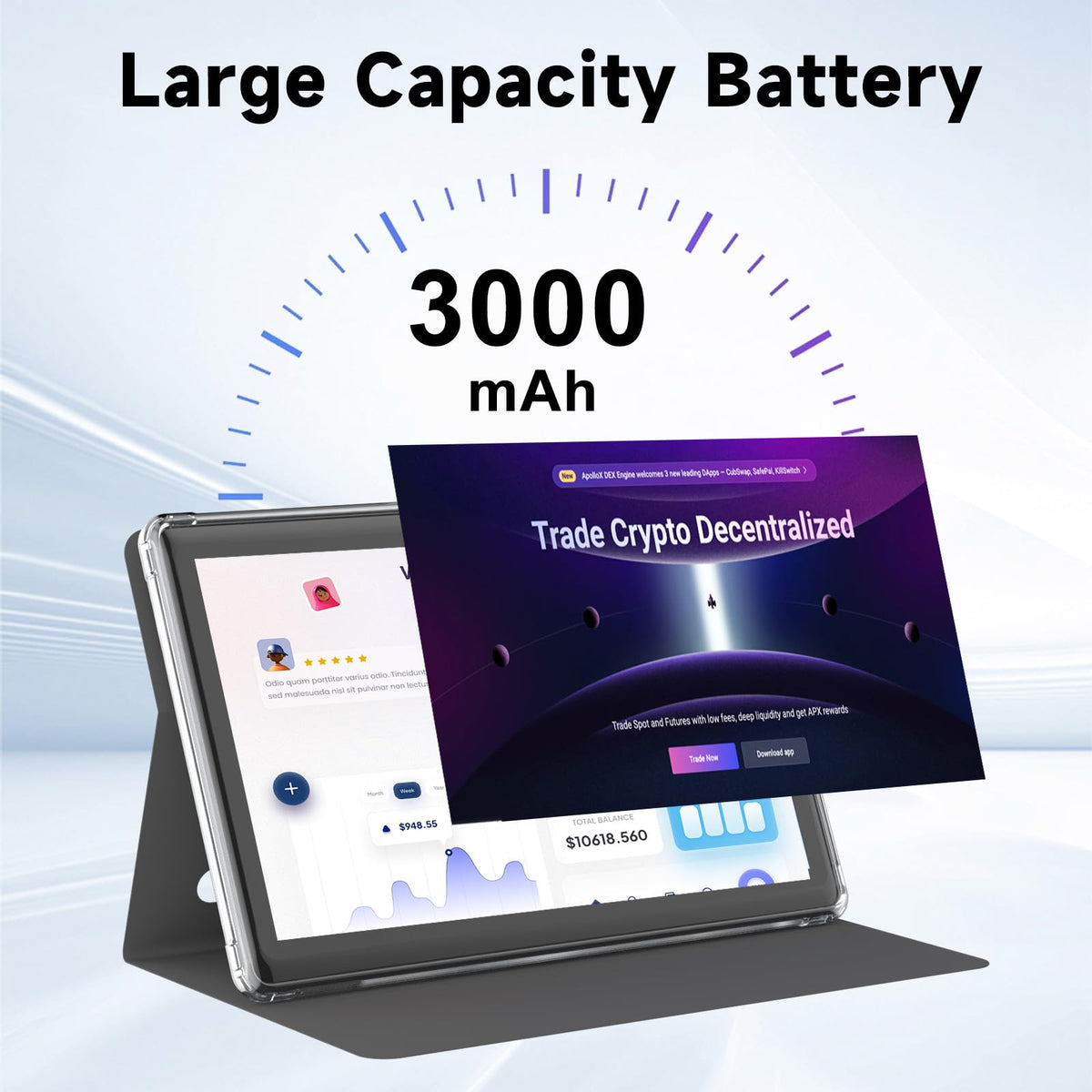 7 Inch Android Tablet with Protective Case O913158