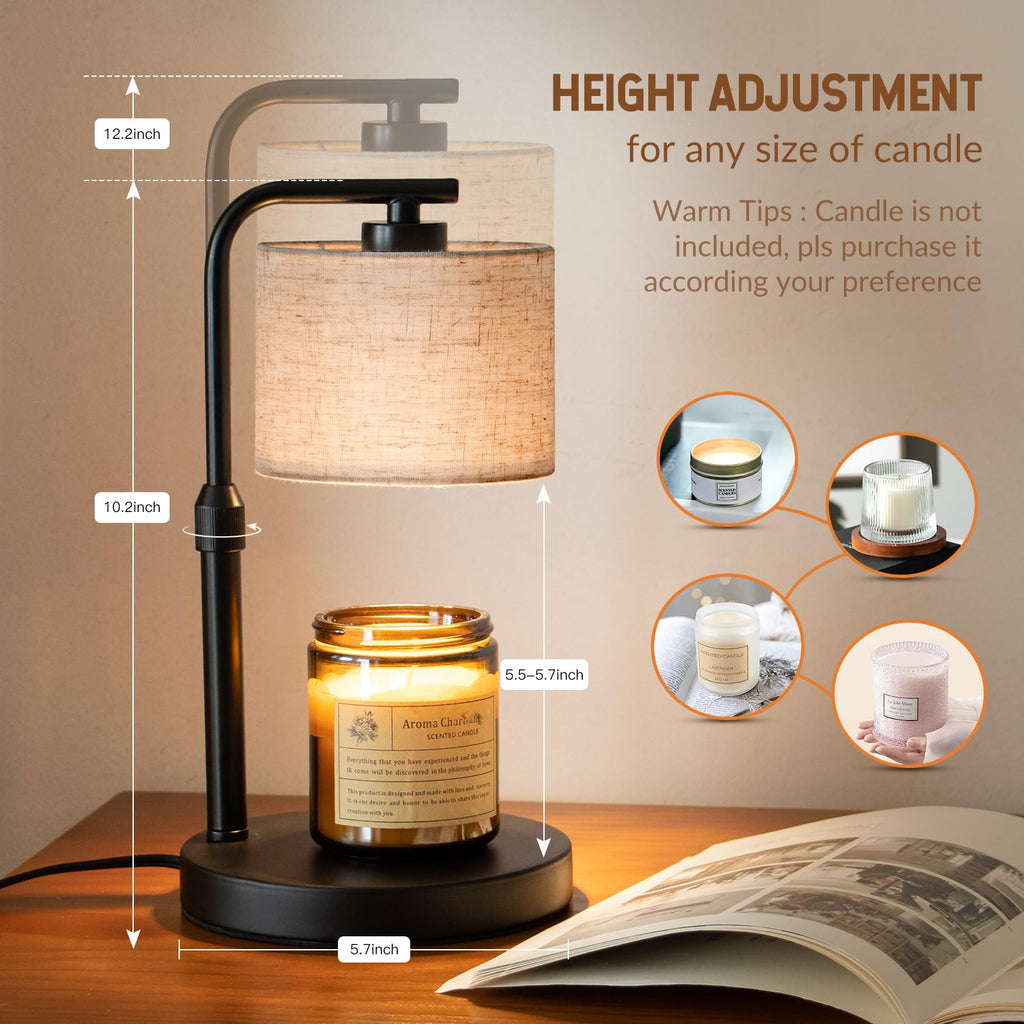 Dimmable Candle Warmer Lamp with Timer W65512
