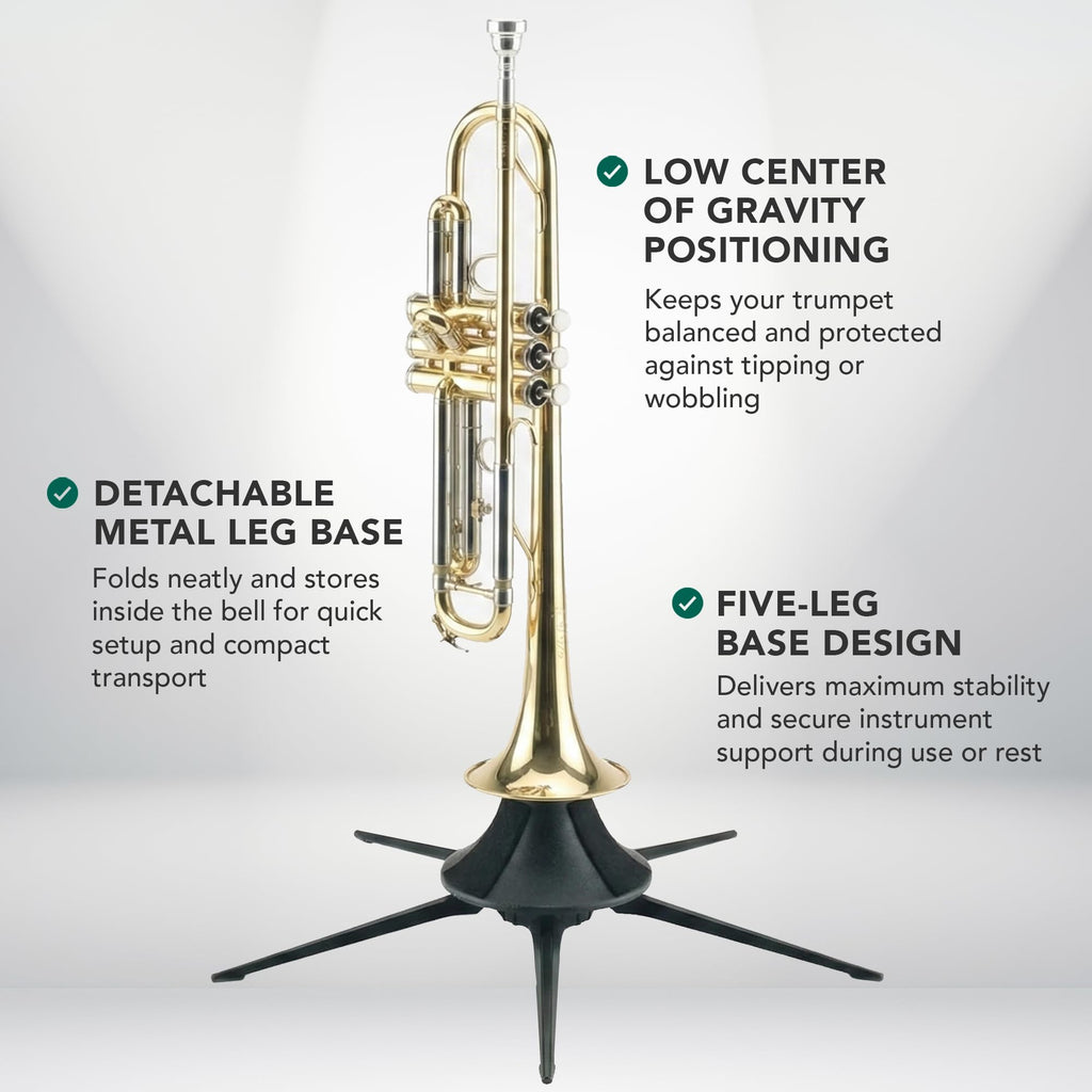 Trumpet In-Bell 5 Leg Metal Stand and Holder P463435
