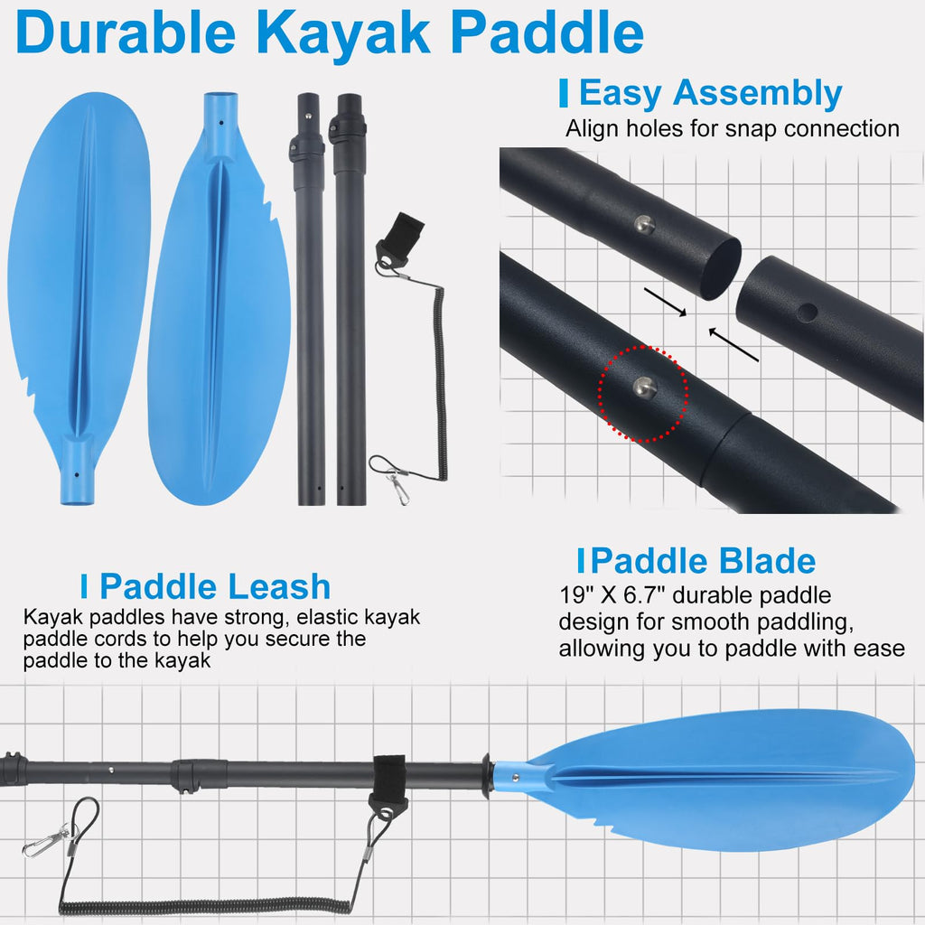 Telescoping Adjustable Kayak Paddle 70" to 95" R492628
