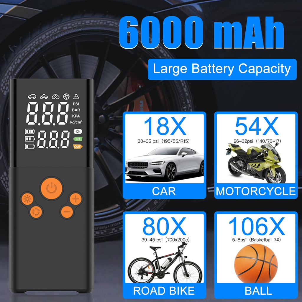 Portable Air Compressor 150PSI Cordless 12V DC N2685