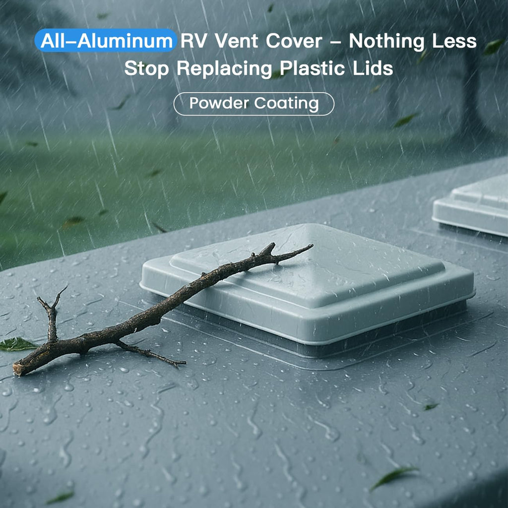 Aluminum RV Roof Vent Cover 14x14 In D2964