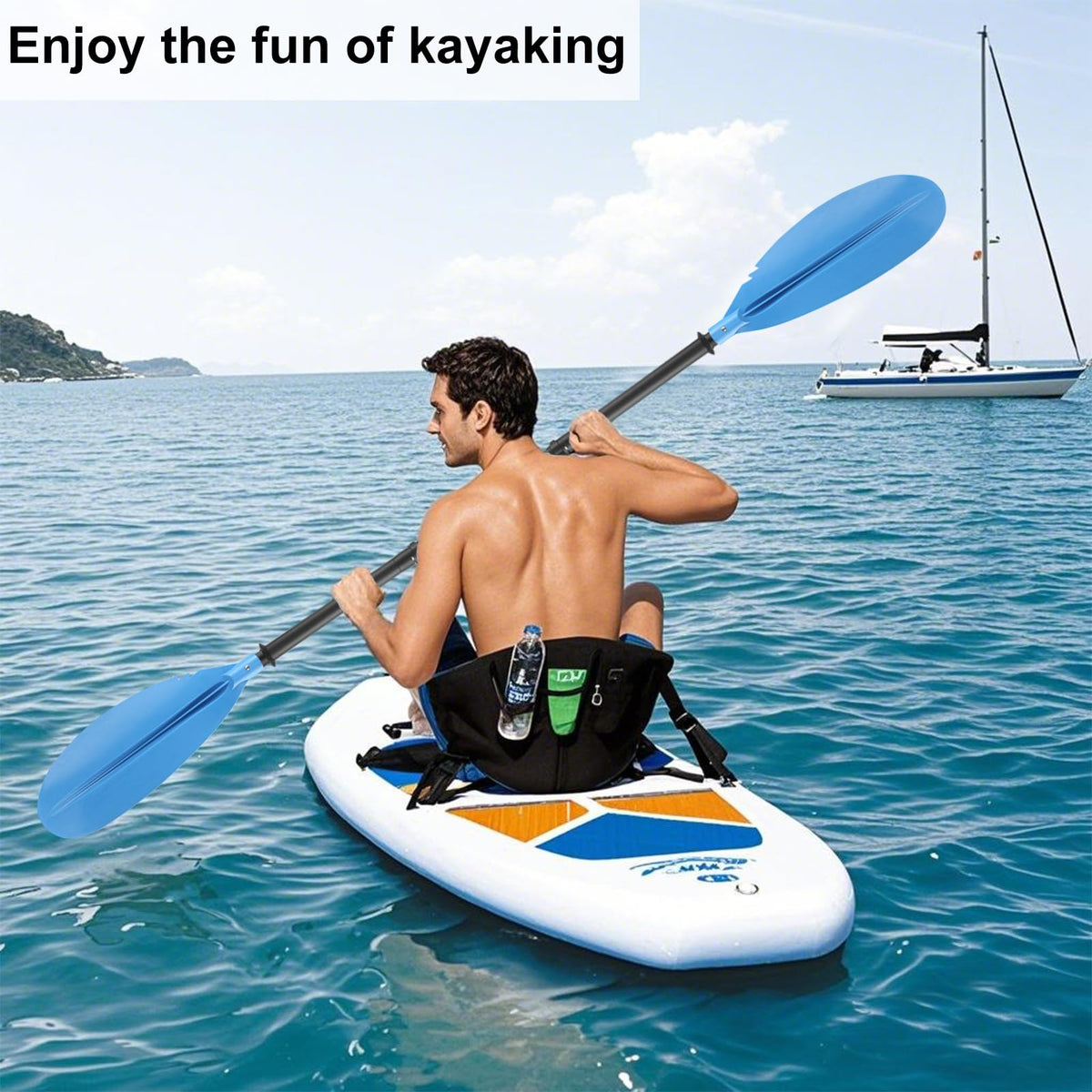 Telescoping Adjustable Kayak Paddle 70" to 95" R492628