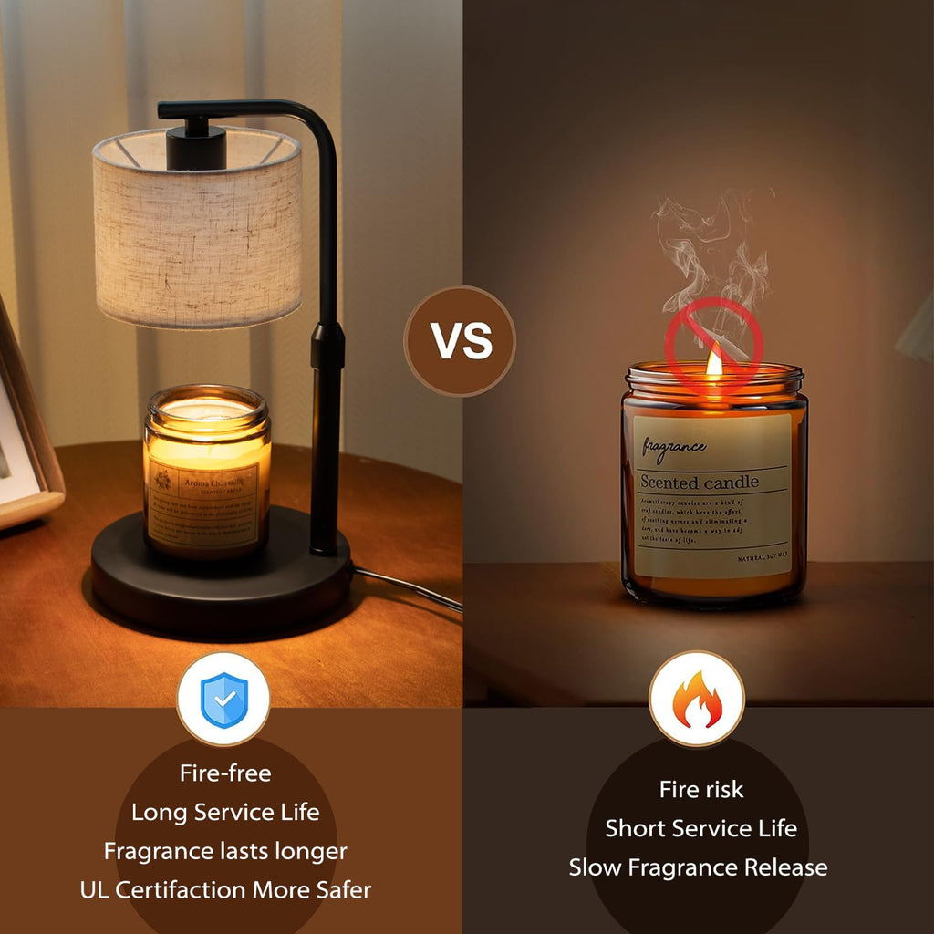 Dimmable Candle Warmer Lamp with Timer W65512