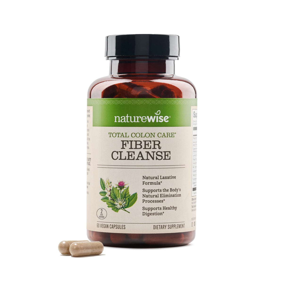 Herbal Laxative Fiber Cleanse 60 Capsules O763