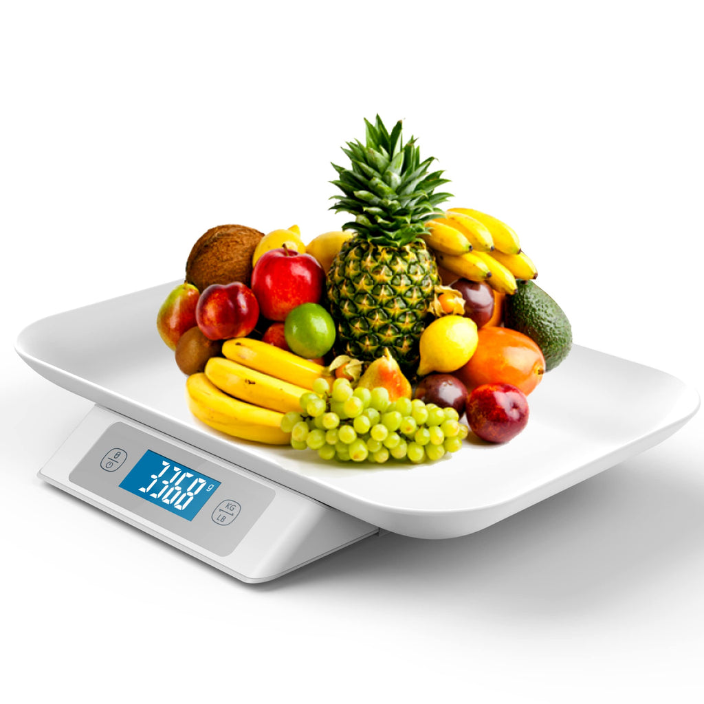 Digital Pet Scale 33 lbs Removable Tray Grey A3193