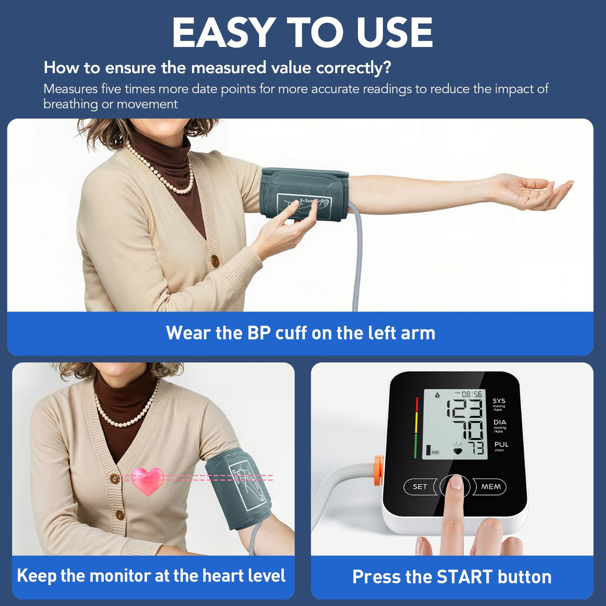 Upper Arm Blood Pressure Monitor H79213