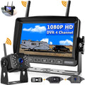 IP69 Waterproof HD 1080P Wireless Backup Camera System with 7" Monitor P350708