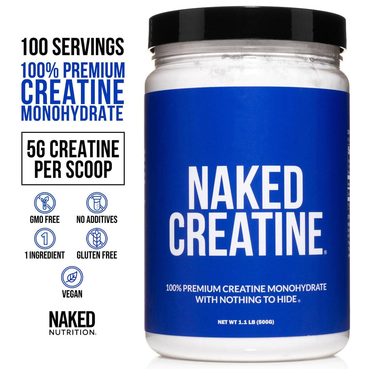 Pea Protein Isolate and Creatine Monohydrate Unflavored C789