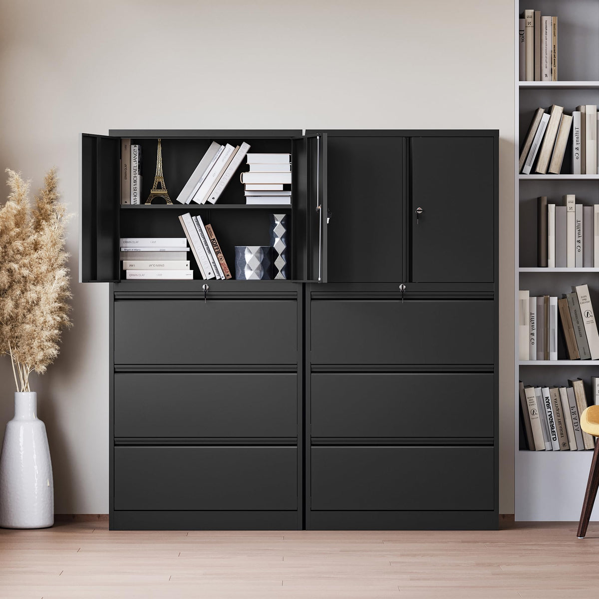 3 Drawer Metal Lockable File Cabinet P53422