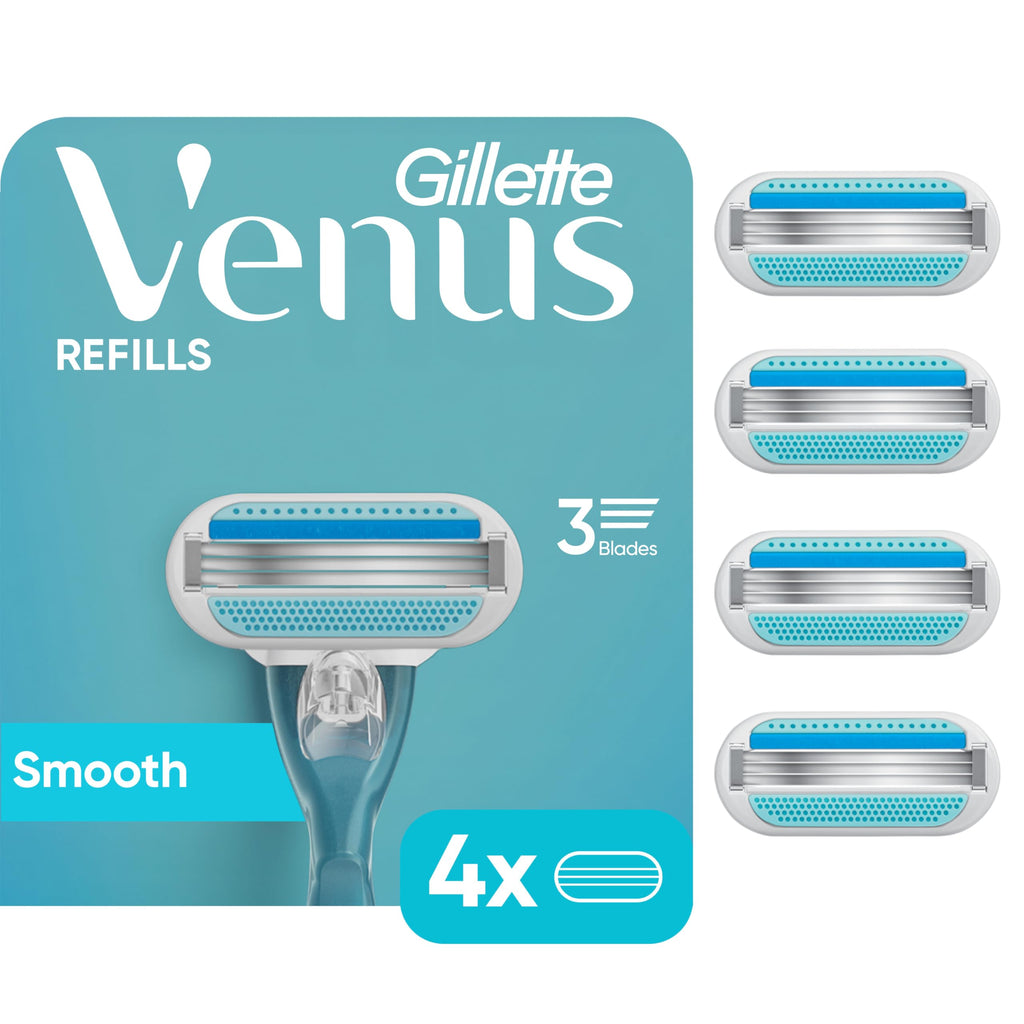 Women's 3 Blade Razor Refills, 4 Count V45665