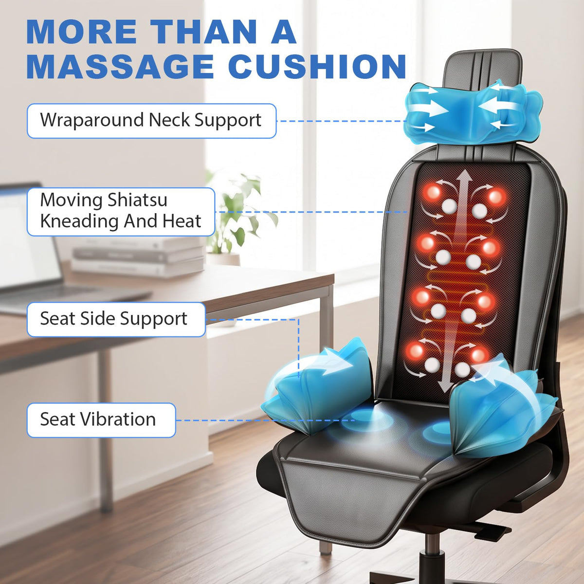 Shiatsu Massage Cushion with Heat H97419