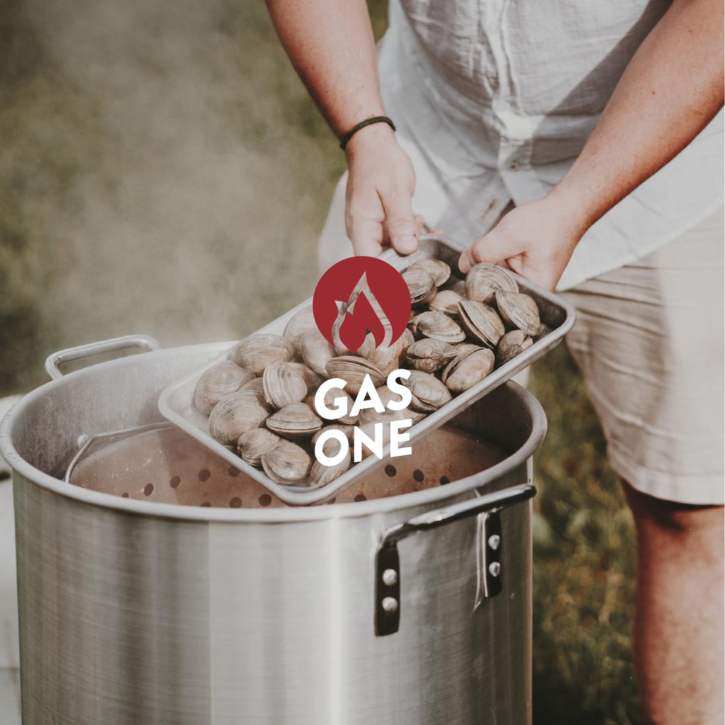Seafood Boil Kit with Propane Burner and 60Qt Pot with Basket O585133