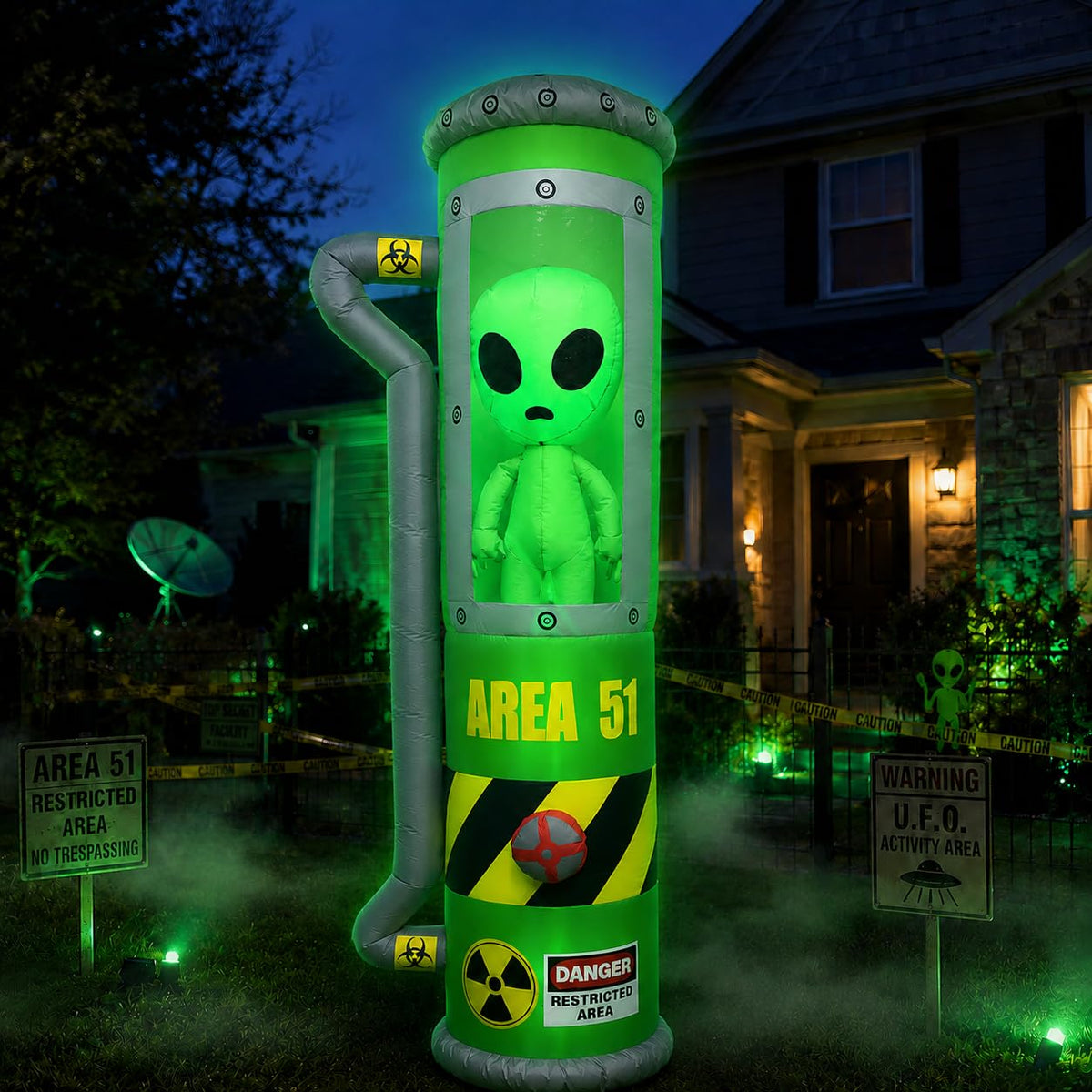 8FT Inflatable Outdoor Decoration with LEDs W1245