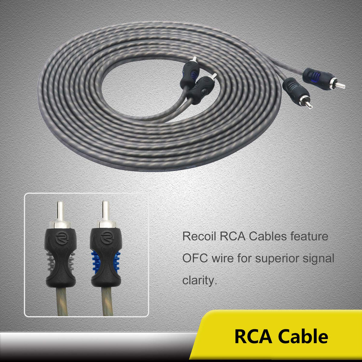 4 Gauge CCA Amplifier Wiring Kit with OFC RCA Cable A2549
