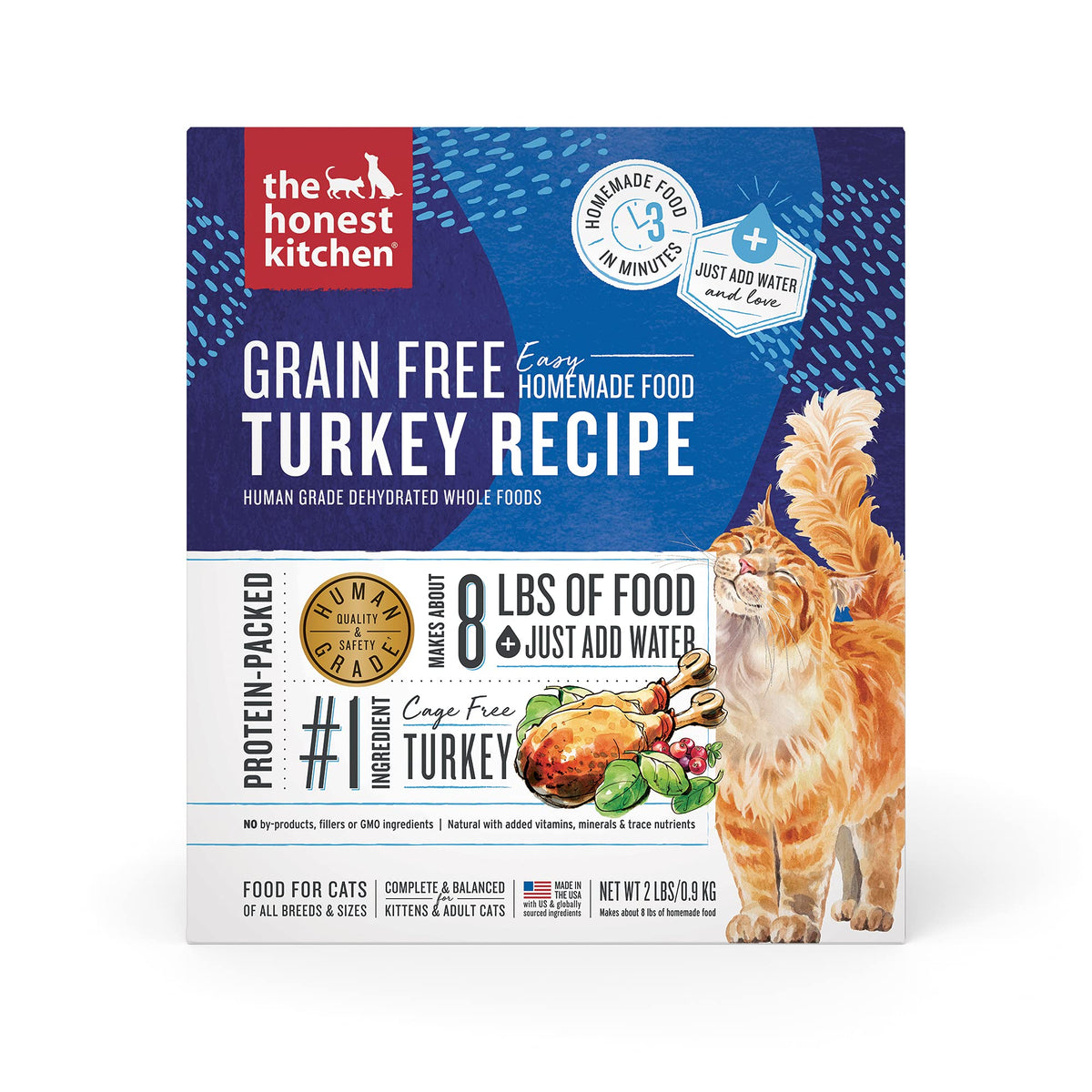 Dehydrated Grain Free Turkey Cat Food Q59196