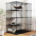 56" 4-Tier Cat Enclosure with Skylight D56216