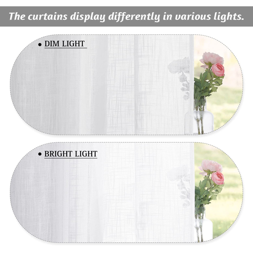 Extra Wide Sheer Curtains X621