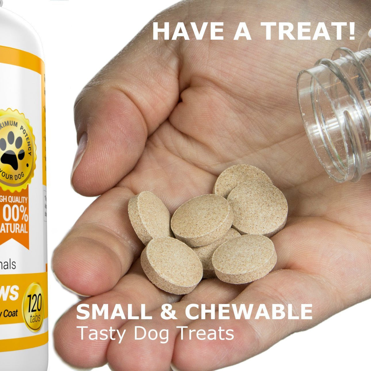 Omega-3 Fish Oil and Turmeric Curcumin Chews for Dogs P438