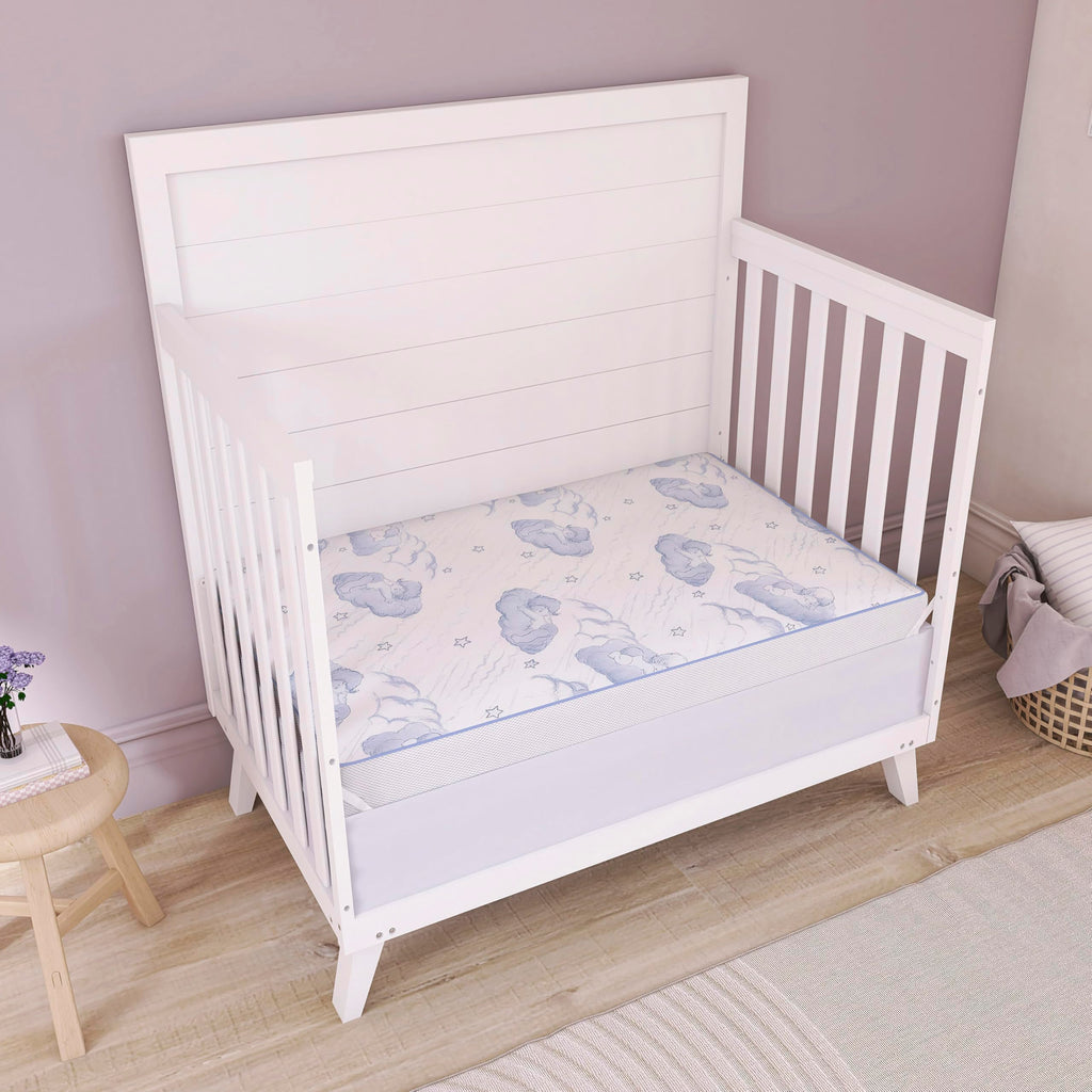 2-in-1 Breathable Inner Spring Portable Crib Mattress G983345