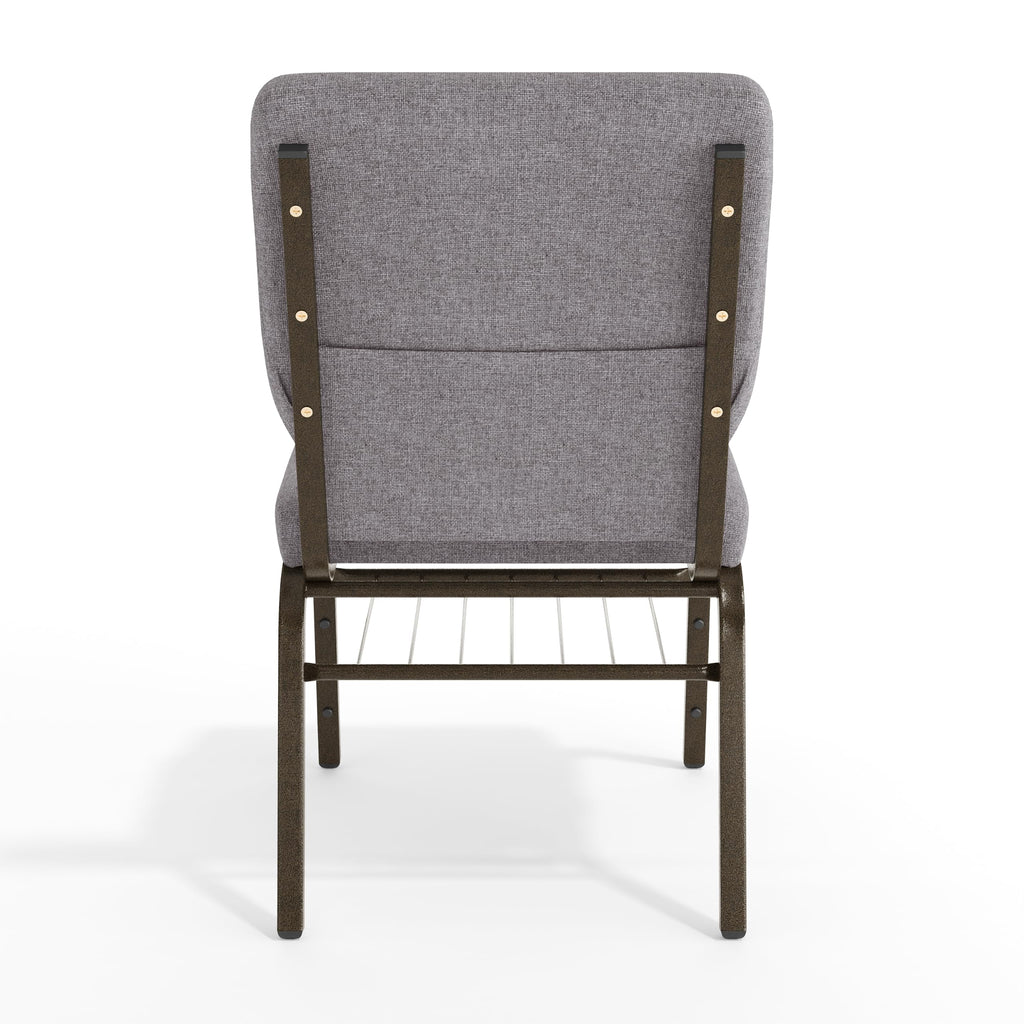 Gray Fabric Church Chair M546