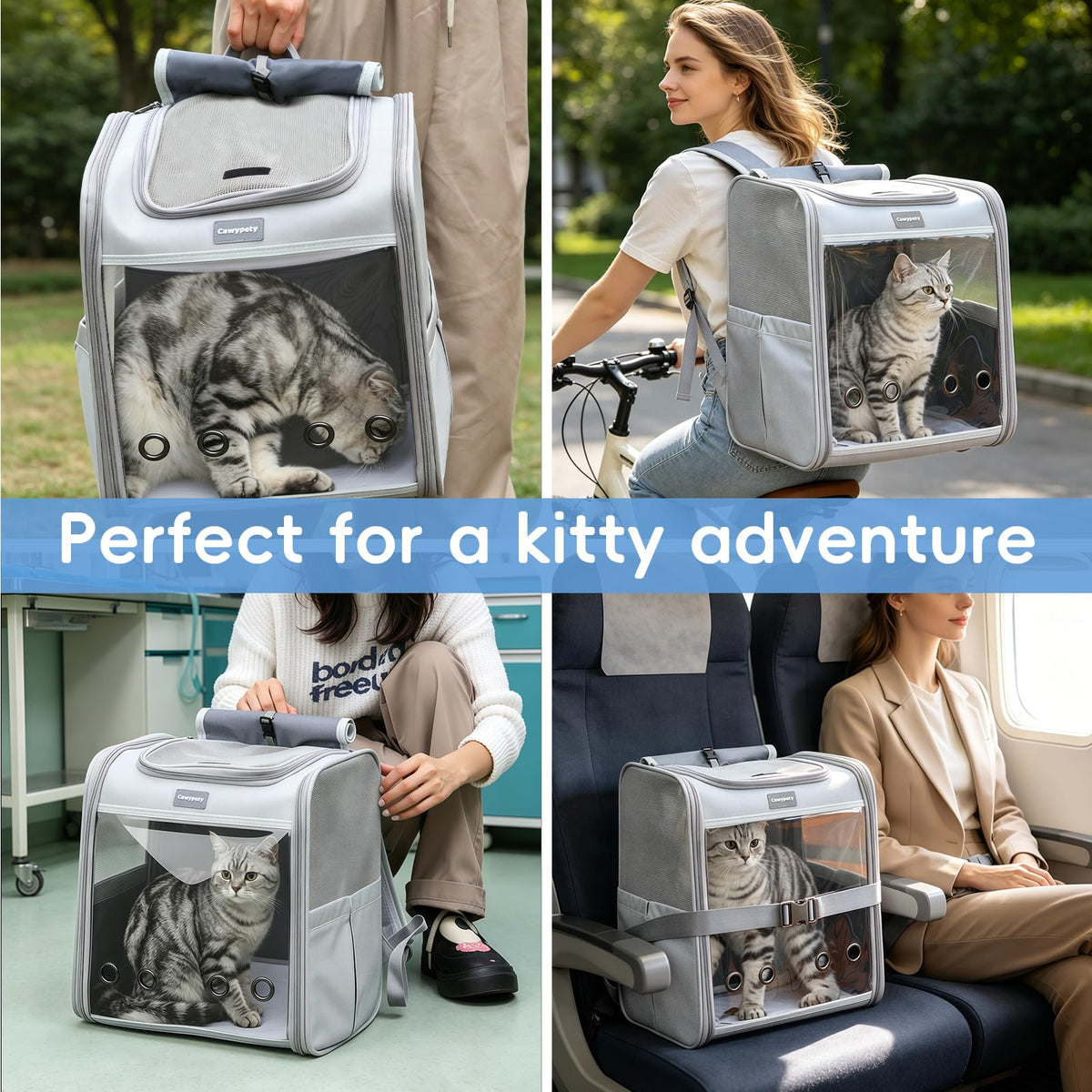 Cat Carrier Backpack Bubble Pet Carrier T79395