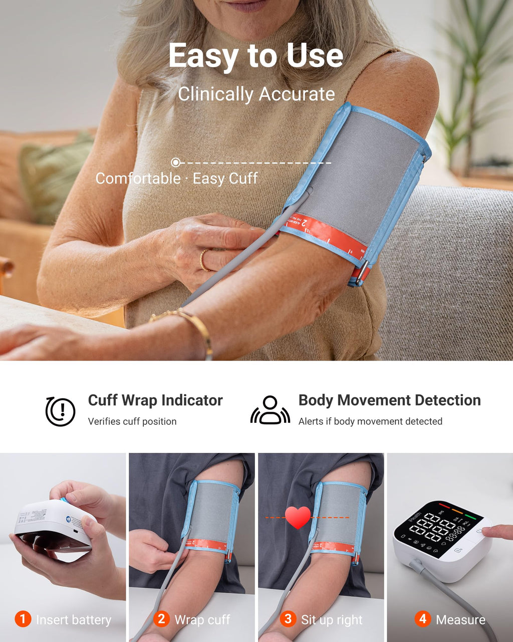 Upper Arm Blood Pressure Monitor E35763