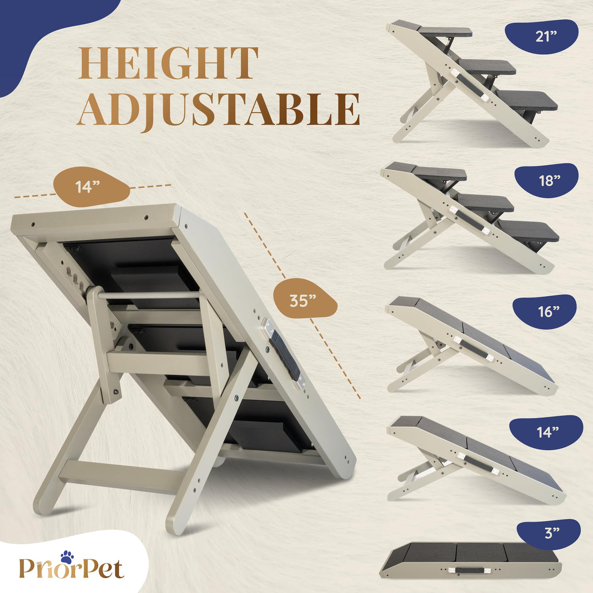 Foldable Non-Slip Dog Ramp B888