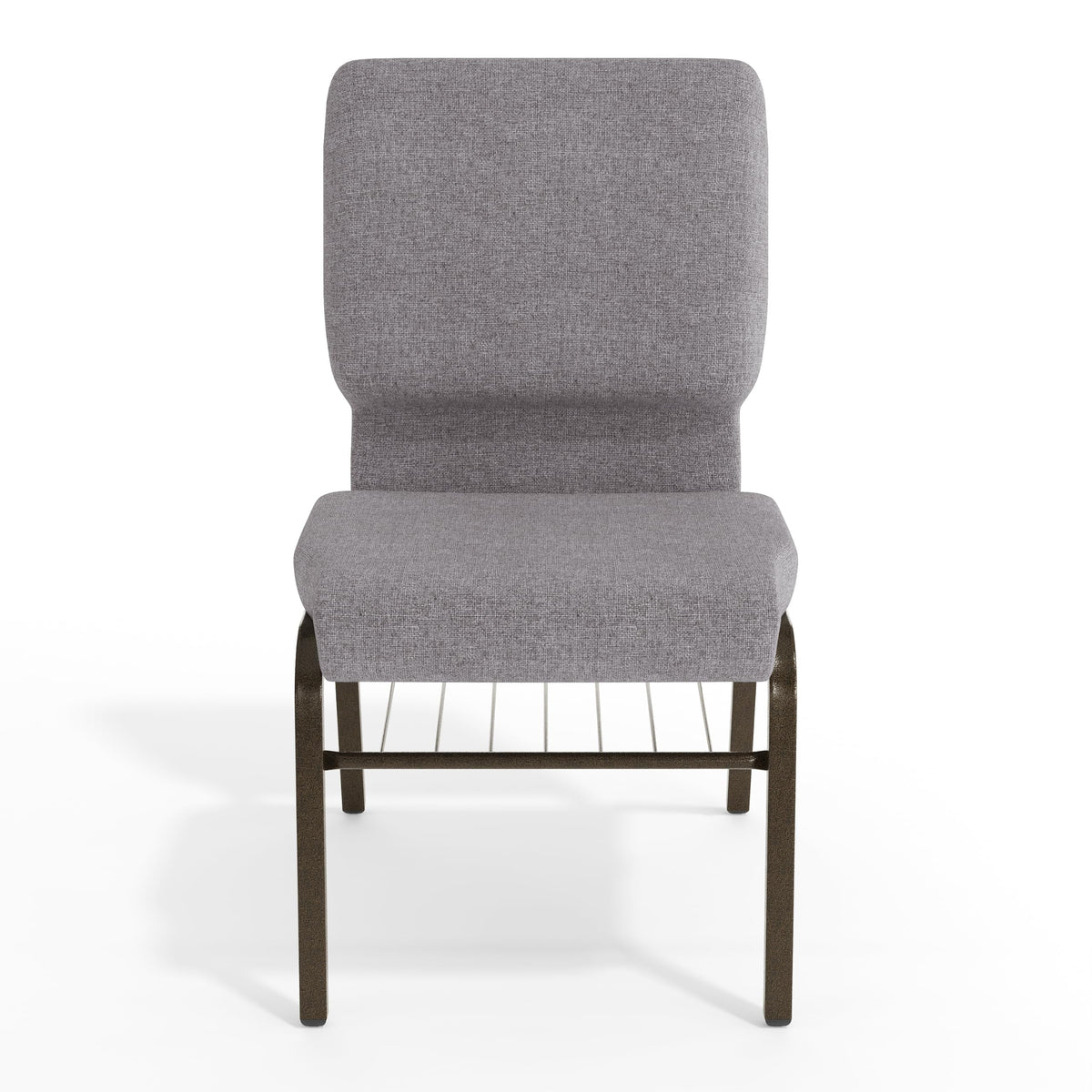 Gray Fabric Church Chair M546