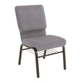 Gray Fabric Church Chair M546