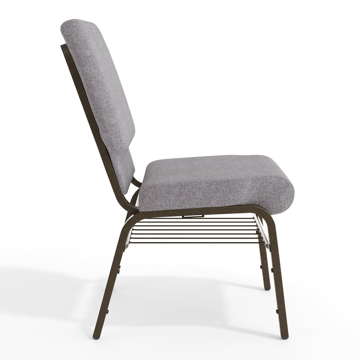 Gray Fabric Church Chair M546