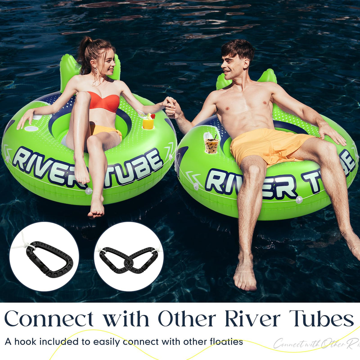 53" Heavy Duty River Tube Float 4 Pcs N2161