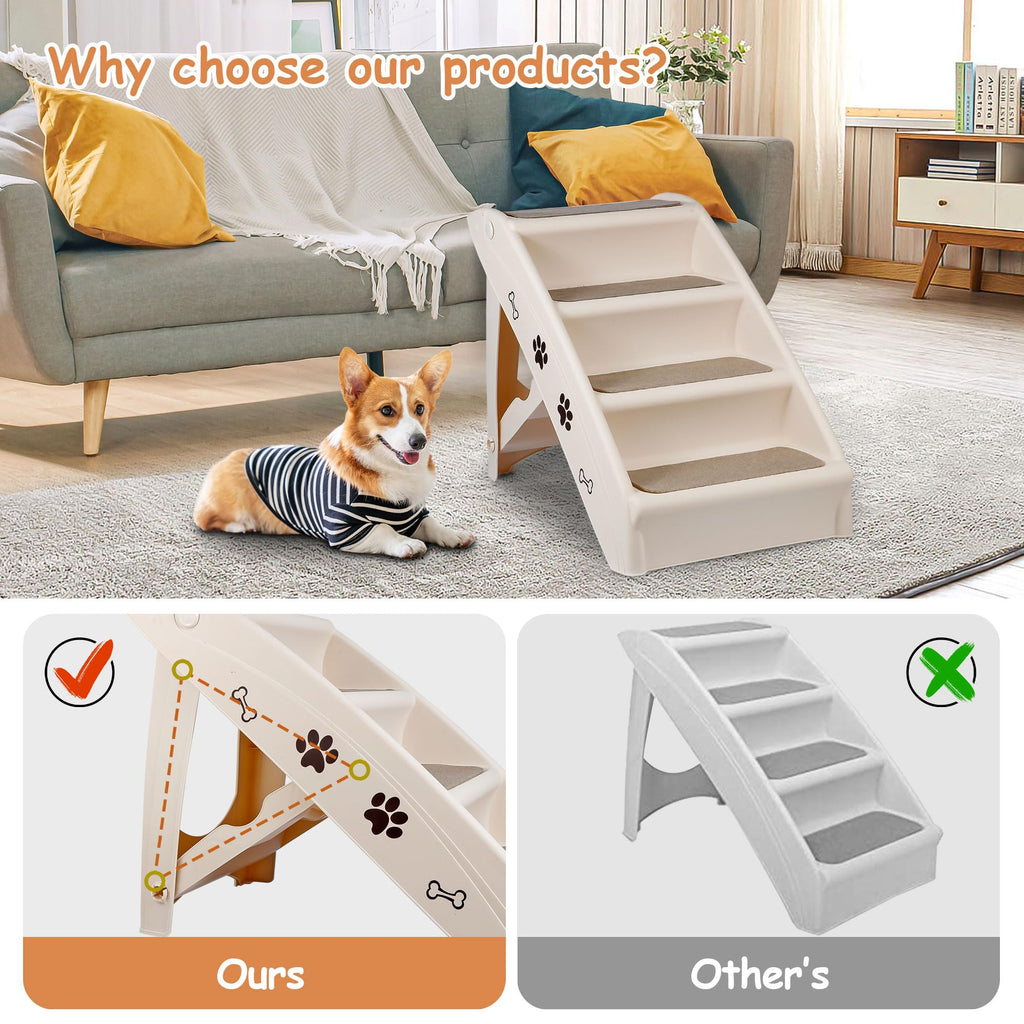 4-Step Non-Slip Dog Stairs C74683